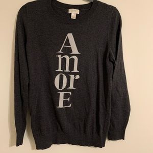 Loft graphic sweater